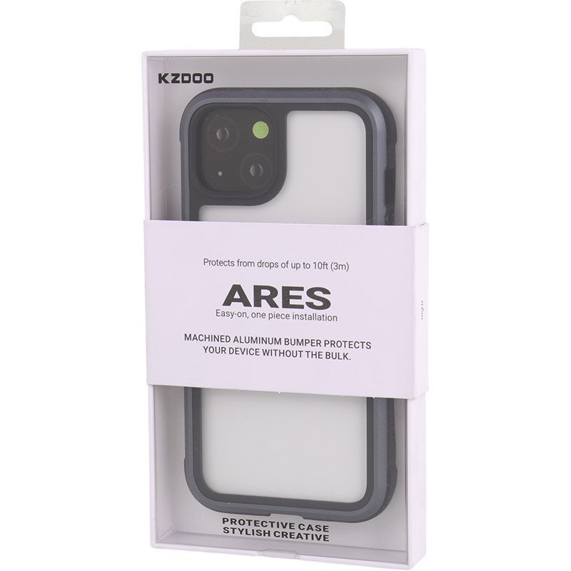 قاب ضد ضربه پشت شفاف Kzdoo Ares آیفون iPhone 14