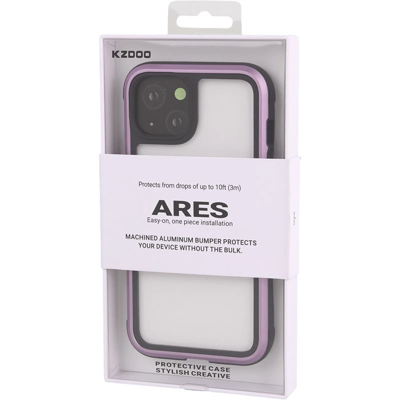 قاب ضد ضربه پشت شفاف Kzdoo Ares آیفون iPhone 14