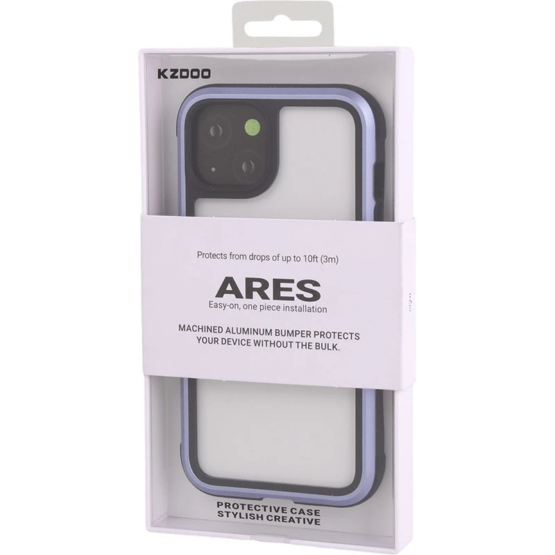 قاب ضد ضربه پشت شفاف Kzdoo Ares آیفون iPhone 14