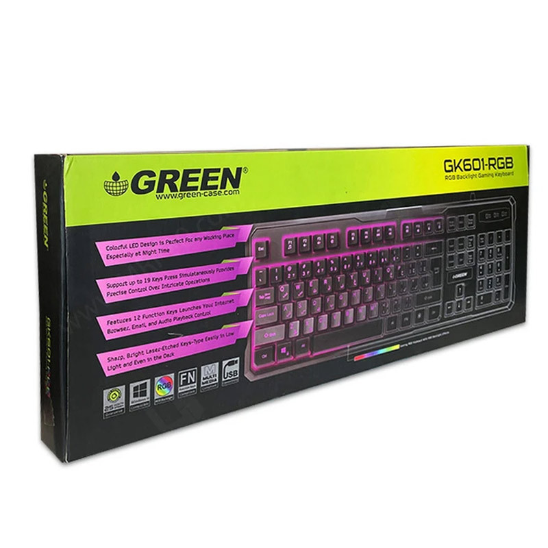 کیبورد گیمینگ گرین GK601-RGB