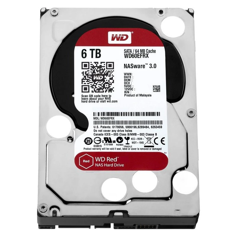 هارد اینترنال وسترن دیجیتال Western Digital Red WD60EFRX 6TB
