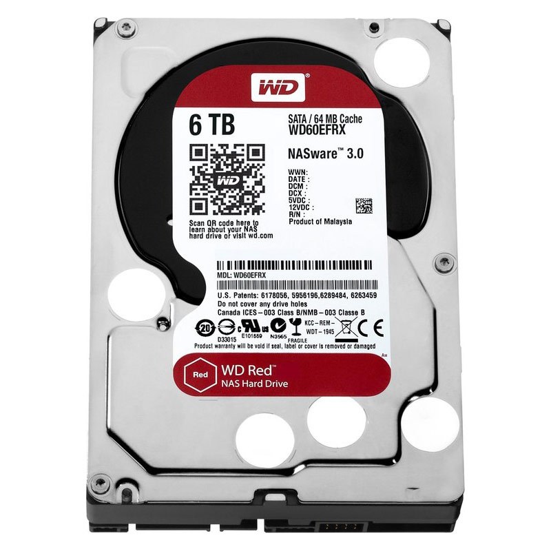هارد اینترنال وسترن دیجیتال Western Digital Red WD60EFRX 6TB