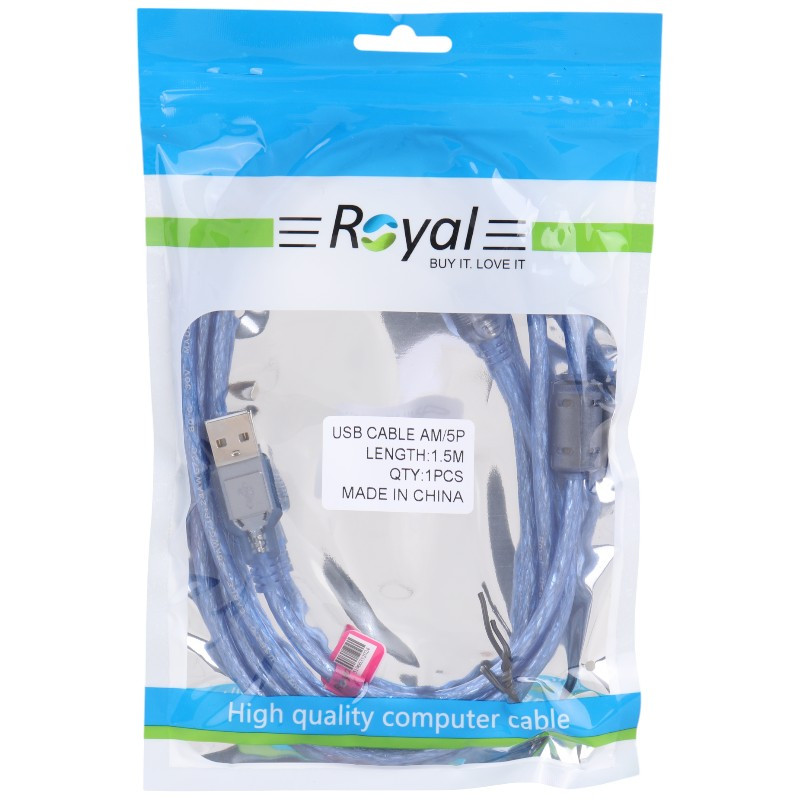 کابل مینی یو اس بی Royal 1.5m