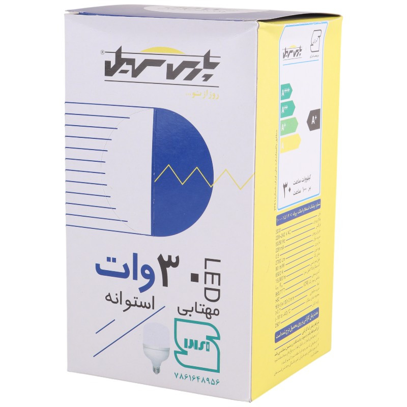 لامپ استوانه LED پارس سهیل Pars Soheil E27 30W