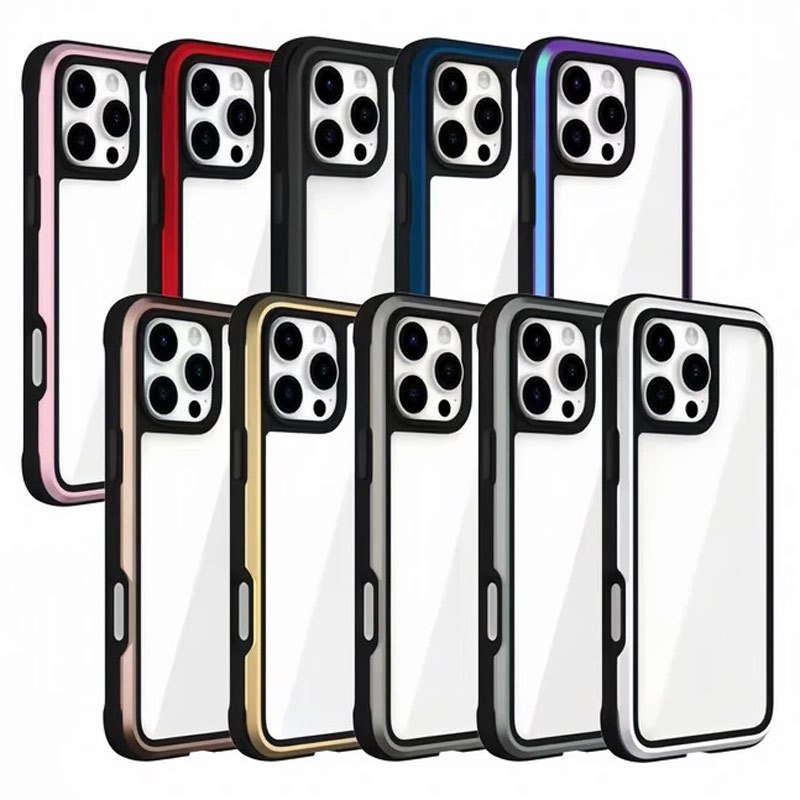 قاب ضد ضربه Kzdoo Ares آیفون iPhone 16 Pro Max پشت شفاف