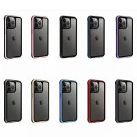 قاب ضد ضربه Kzdoo Ares آیفون iPhone 15 Pro Max پشت شفاف