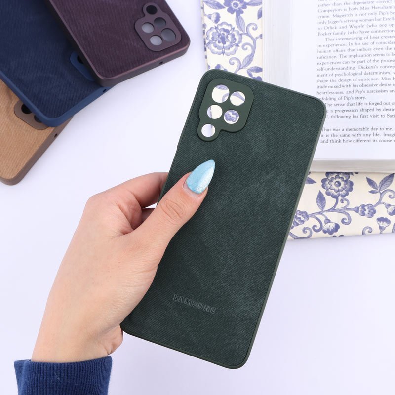 قاب PC سامسونگ Galaxy A12 / M12 طرح جین محافظ لنزدار