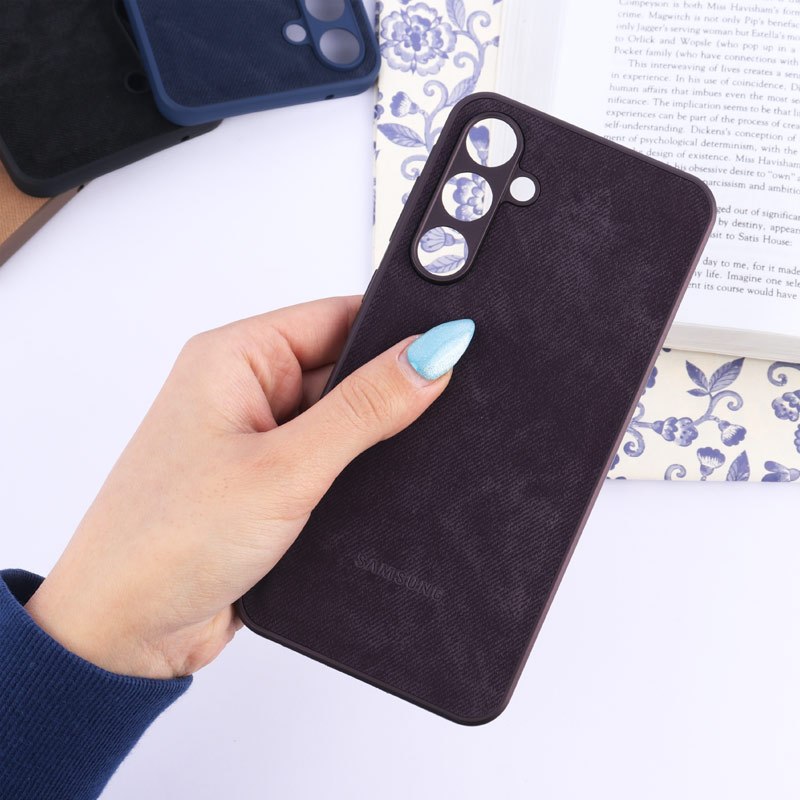 قاب PC سامسونگ Galaxy A55 طرح جین محافظ لنزدار