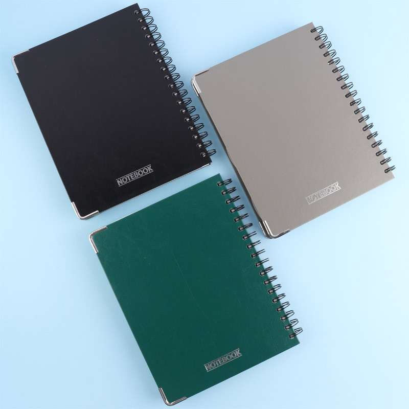 دفتر سیمی 160 برگ طرح چرم پاپکو PAPCO 02-NB-653 PB