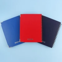 دفتر سیمی 160 برگ طرح چرم پاپکو PAPCO 02-NB-653 PB