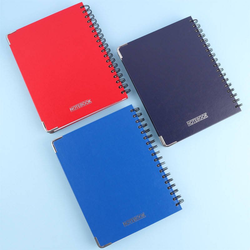 دفتر سیمی 160 برگ طرح چرم پاپکو PAPCO 02-NB-653 PB