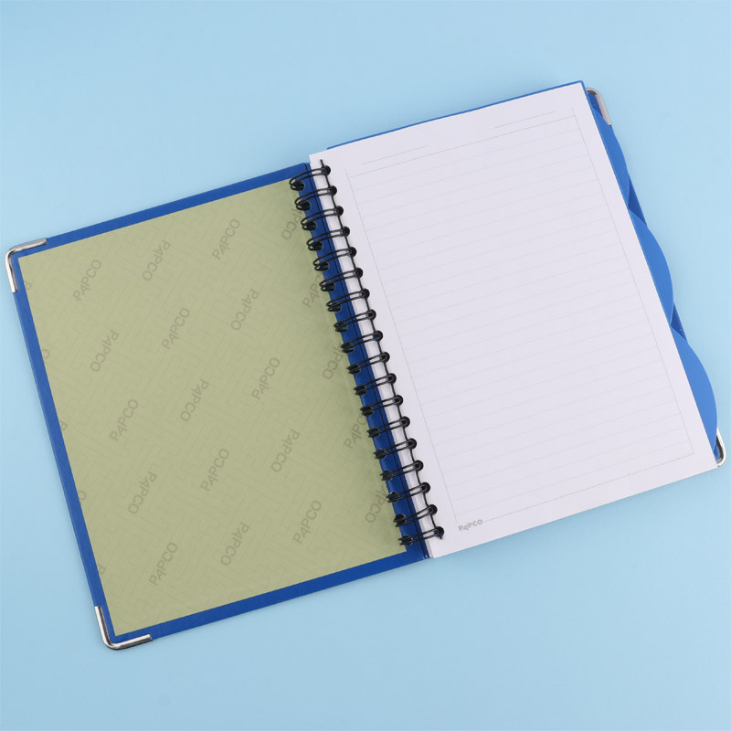 دفتر سیمی 160 برگ طرح چرم پاپکو PAPCO 02-NB-653 PB