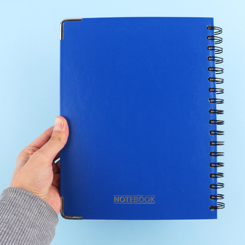 دفتر سیمی 160 برگ طرح چرم پاپکو PAPCO 02-NB-653 PB