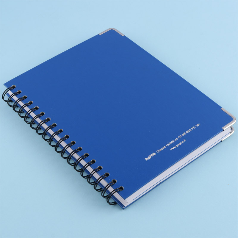 دفتر سیمی 160 برگ طرح چرم پاپکو PAPCO 02-NB-653 PB