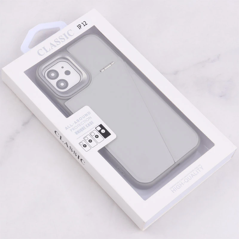 قاب چرم Classic آیفون iPhone 12 / 12 Pro استندشو