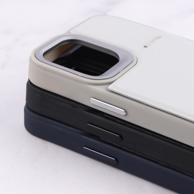 قاب چرم Classic آیفون iPhone 12 / 12 Pro استندشو