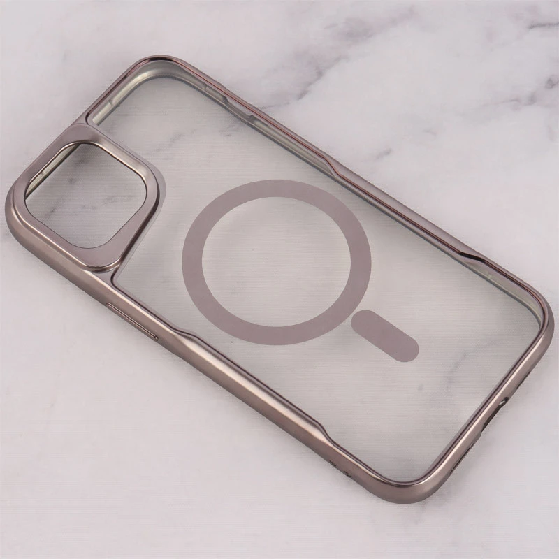 قاب شفاف آیفون iPhone 14 / 13 طرح مگ سیف تیتانیوم
