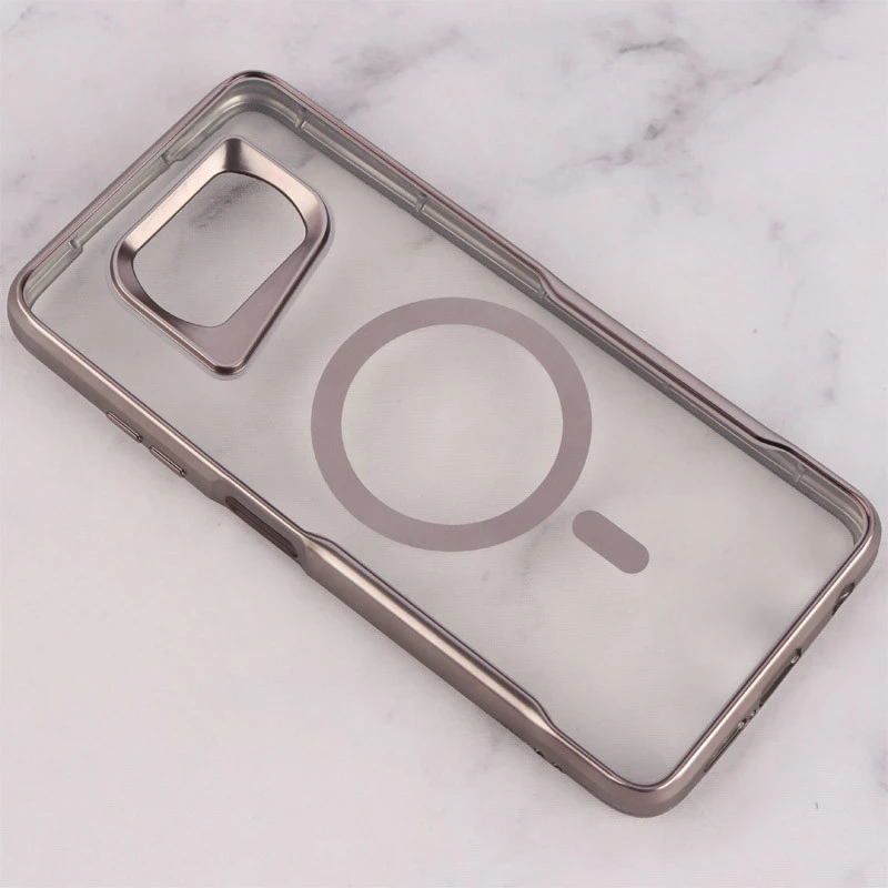 قاب شفاف شیائومی Poco X3 / X3 NFC / X3 Pro طرح مگ سیف تیتانیوم