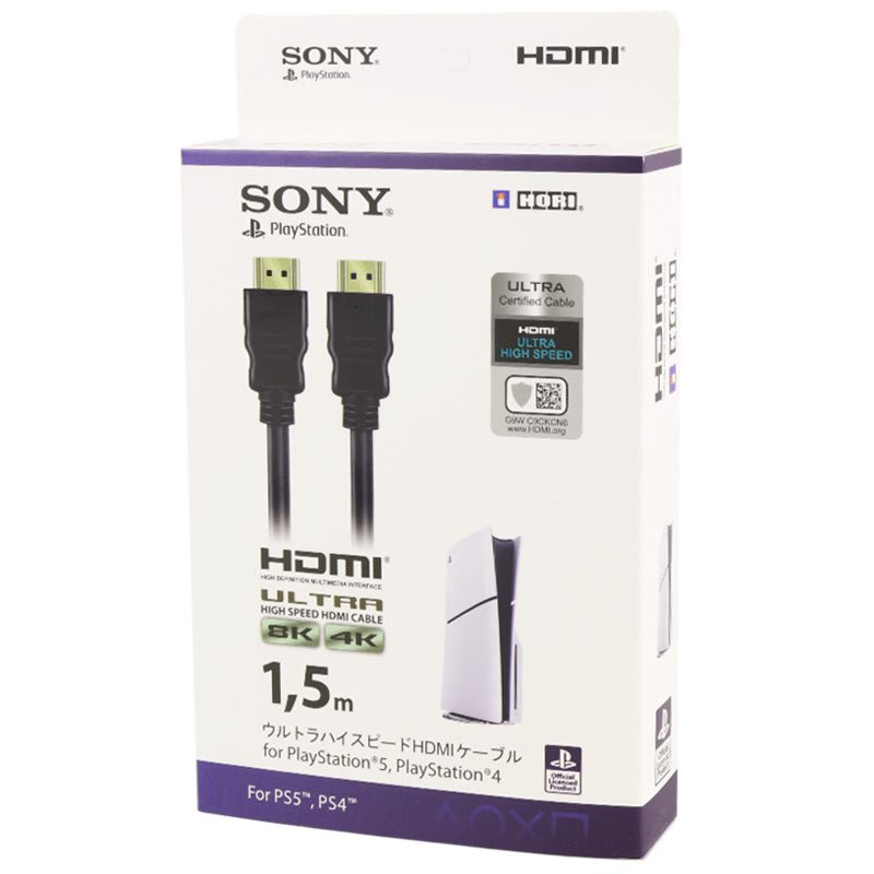 کابل HDMI 8K سونی Sony طول 1.5 متر کنسول بازی PS5 و PS4