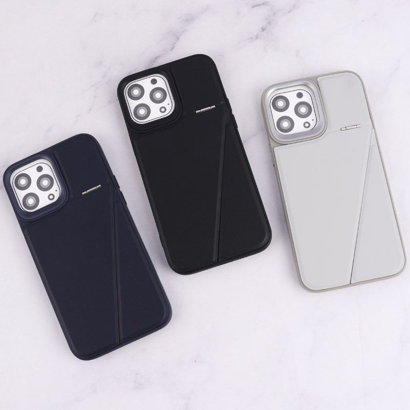 قاب چرم Classic آیفون iPhone 13 Pro Max استندشو