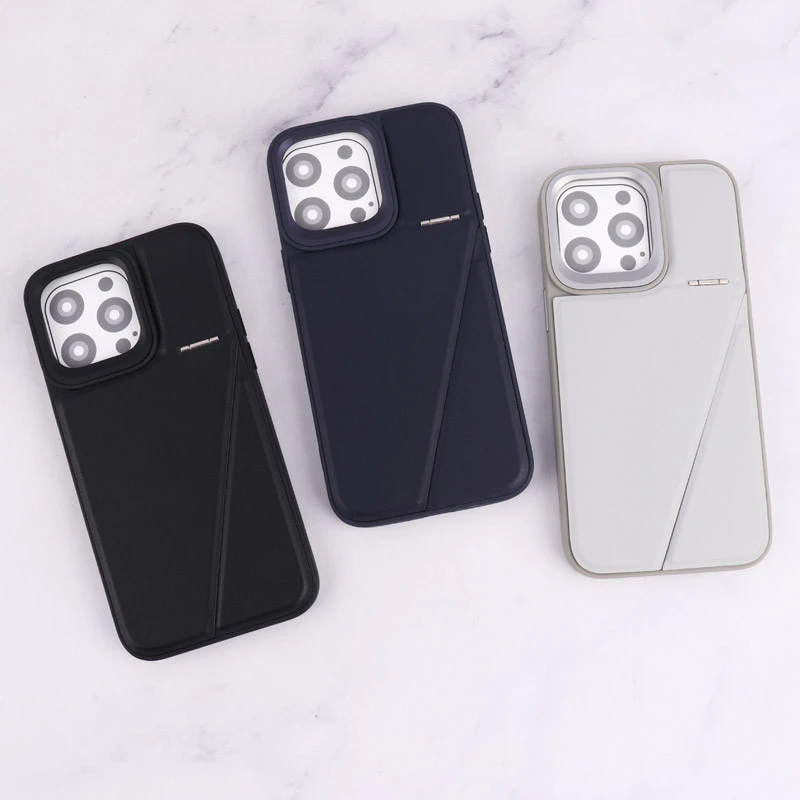 قاب چرم Classic آیفون iPhone 14 Pro Max استندشو