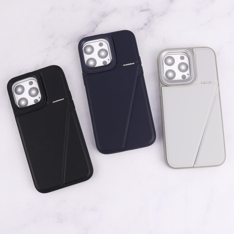 قاب چرم Classic آیفون iPhone 14 Pro Max استندشو