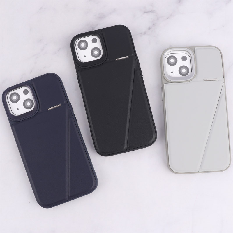 قاب چرم Classic آیفون iPhone 15 استندشو