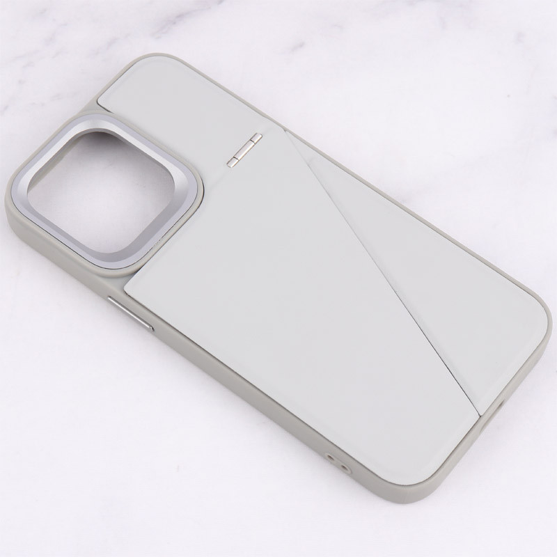 قاب چرم Classic آیفون iPhone 15 Pro Max استندشو