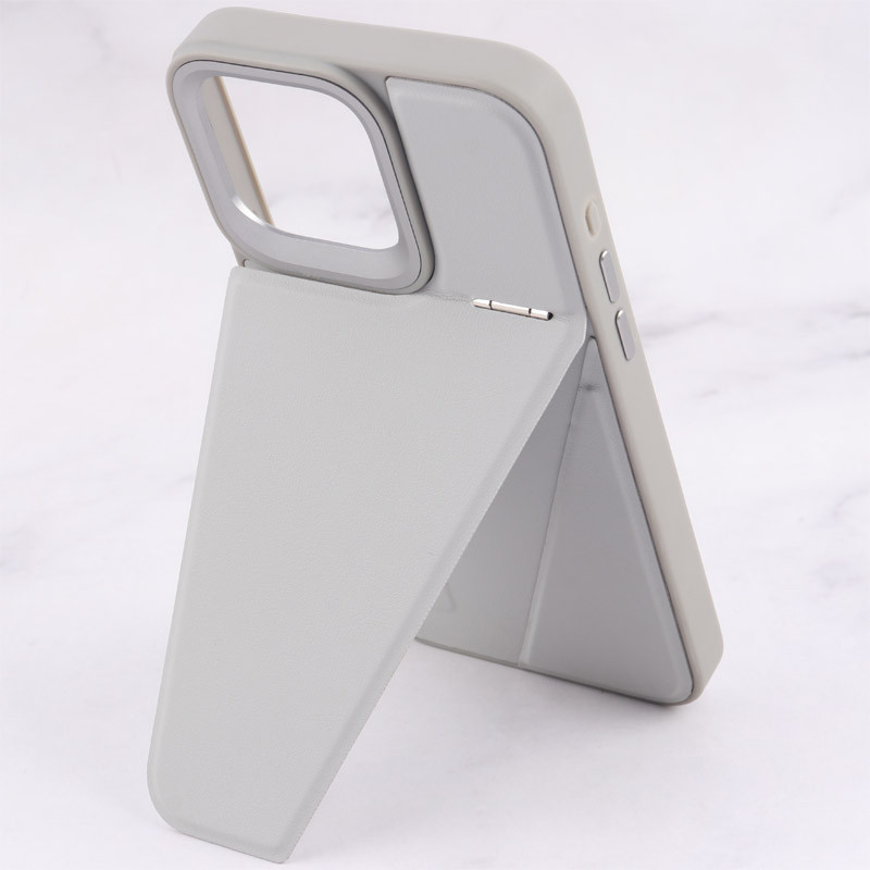 قاب چرم Classic آیفون iPhone 15 Pro Max استندشو
