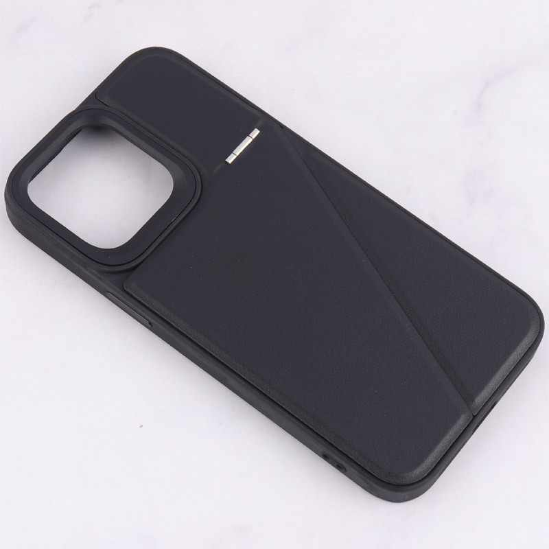 قاب چرم Classic آیفون iPhone 15 Pro Max استندشو