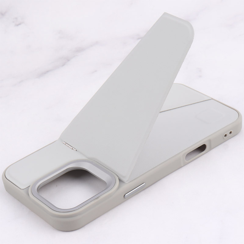 قاب چرم Classic آیفون iPhone 16 Pro Max استندشو