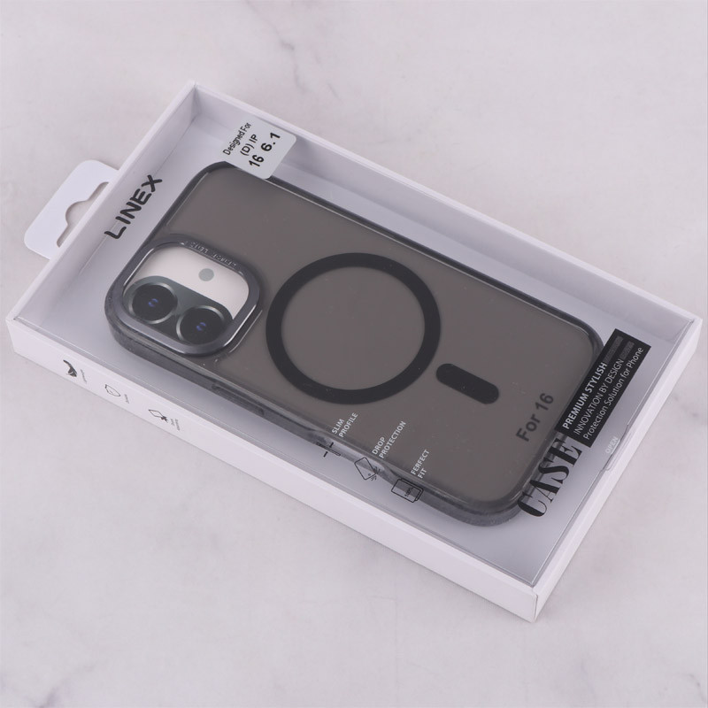 قاب مگ سیف Linex Armor Lens آیفون iPhone 16 پشت مات