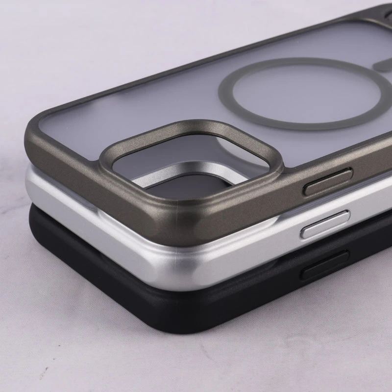 قاب مگ سیف Linex آیفون iPhone 13 Pro Max پشت مات دور رنگی استنددار
