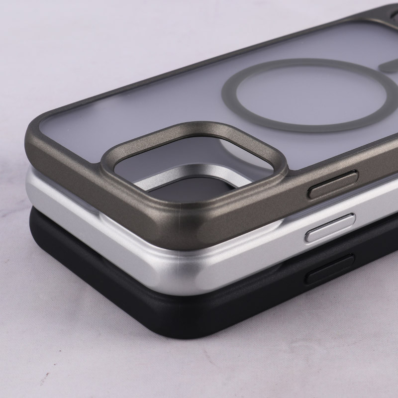 قاب مگ سیف Linex آیفون iPhone 13 Pro Max پشت مات دور رنگی استنددار