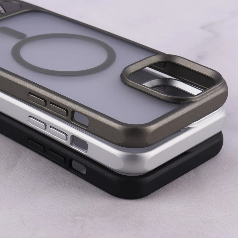 قاب مگ سیف Linex آیفون iPhone 13 Pro Max پشت مات دور رنگی استنددار