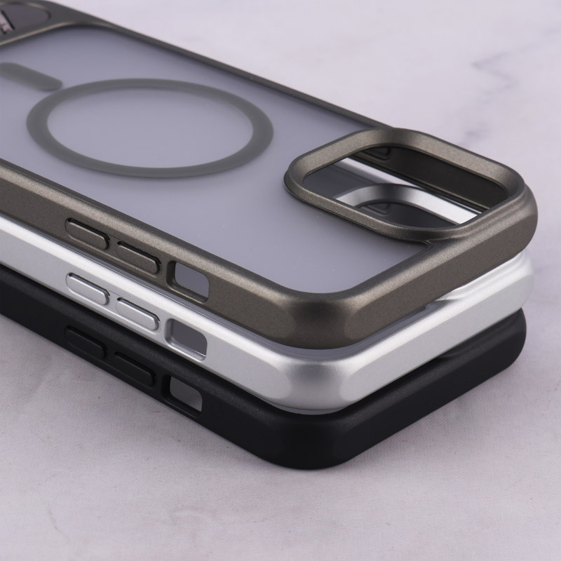 قاب مگ سیف Linex آیفون iPhone 13 Pro Max پشت مات دور رنگی استنددار