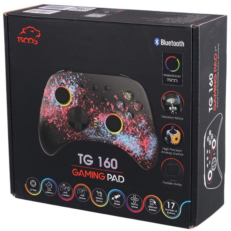 دسته بازی بی سیم TSCO TG160 PS4/PC