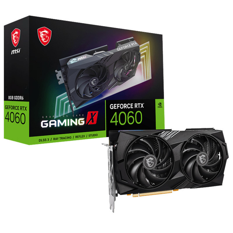 کارت گرافیک MSI GeForce RTX 4060 GAMING X 8G GDDR6 128Bit