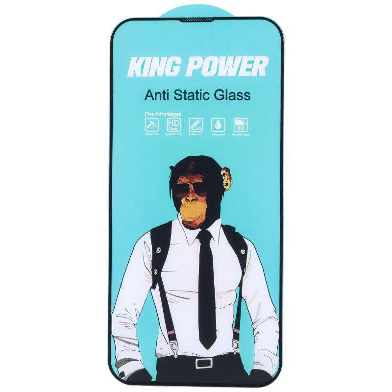 گلس آنتی استاتیک کینگ پاور آیفون iPhone 13 / 13 Pro / 14