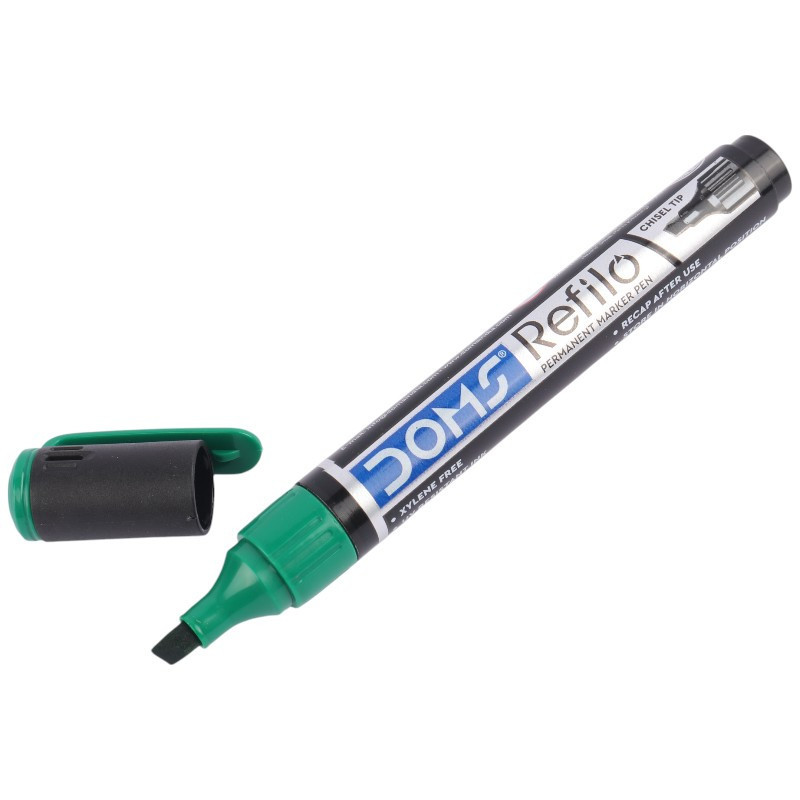 ماژیک معمولی دامس نوک تخت Doms REFILO 8695 بسته 12 عددی