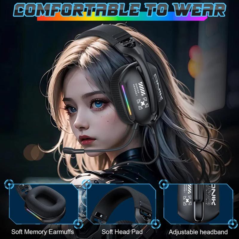 هدست گیمینگ سیم دار Onikuma X12