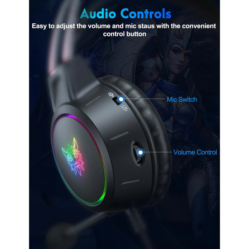 هدست گیمینگ سیم دار Onikuma X15 Pro Cat Ear