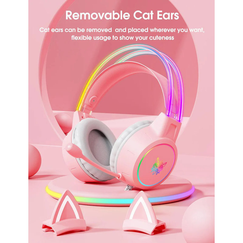 هدست گیمینگ سیم دار Onikuma X15 Pro Cat Ear