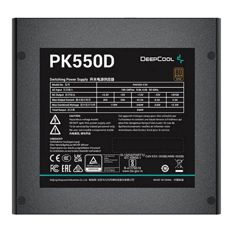 پاور دیپ کول DeepCool PK550D Bronze 550W