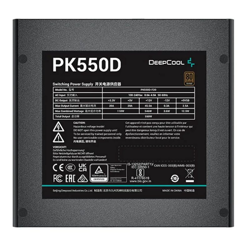 پاور دیپ کول DeepCool PK550D Bronze 550W