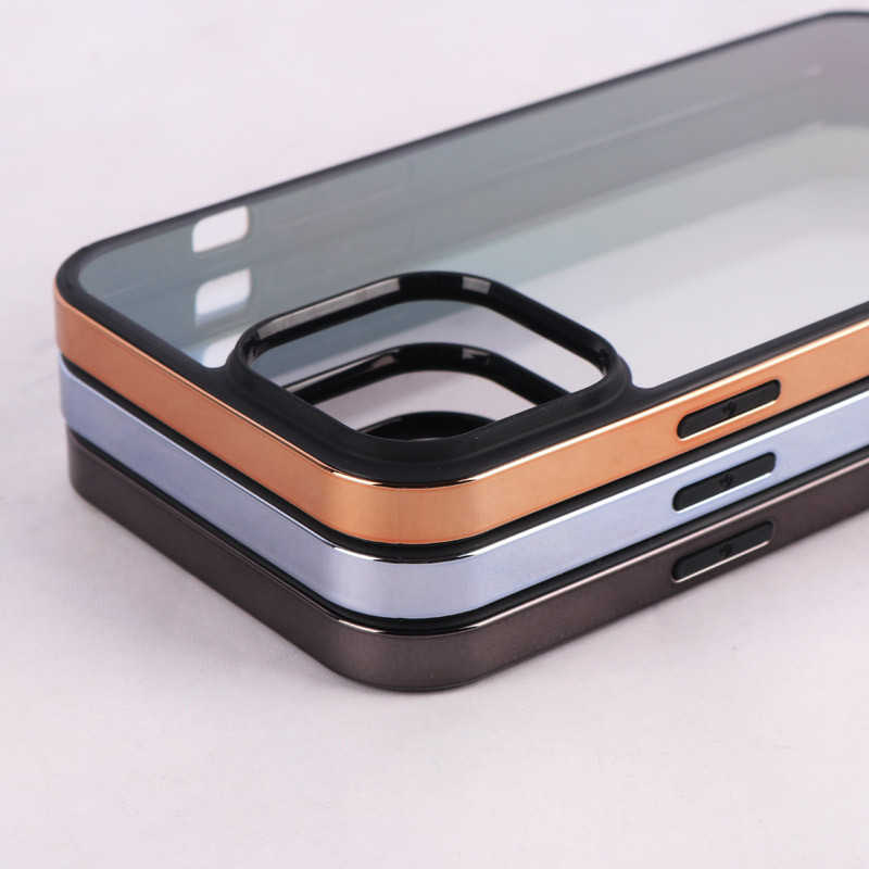 قاب Q Series آیفون iPhone 13 Pro Max شفاف دور براق