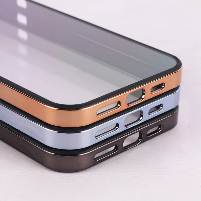 قاب Q Series آیفون iPhone 13 Pro Max شفاف دور براق