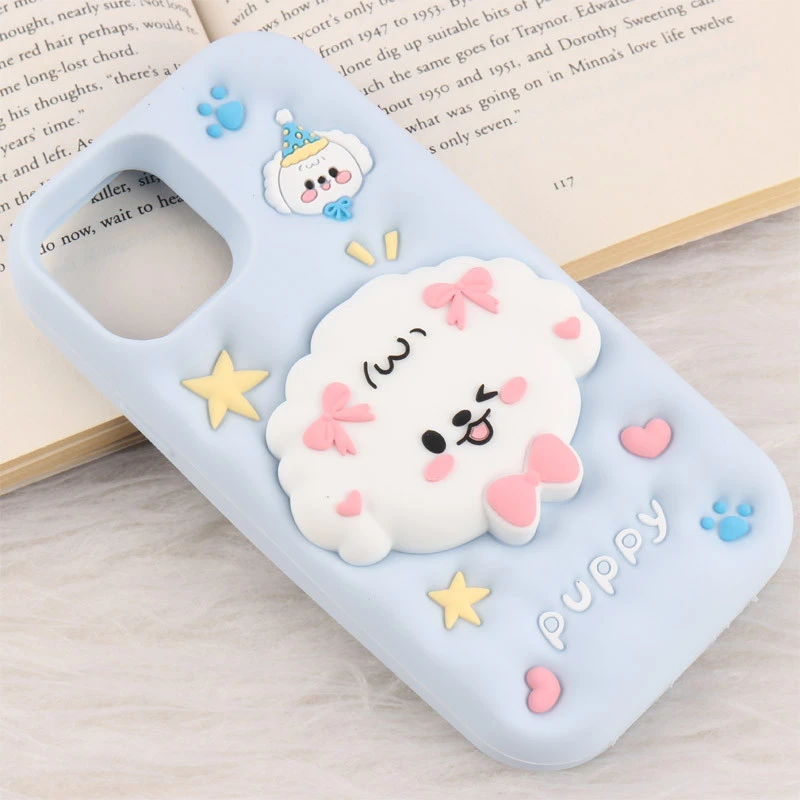 قاب سیلیکونی Vip Max آیفون iPhone 12 / 12 Pro پاپ سوکت دار طرح Puppy