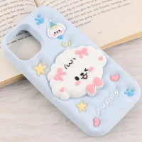 قاب سیلیکونی Vip Max آیفون iPhone 12 / 12 Pro پاپ سوکت دار طرح Puppy