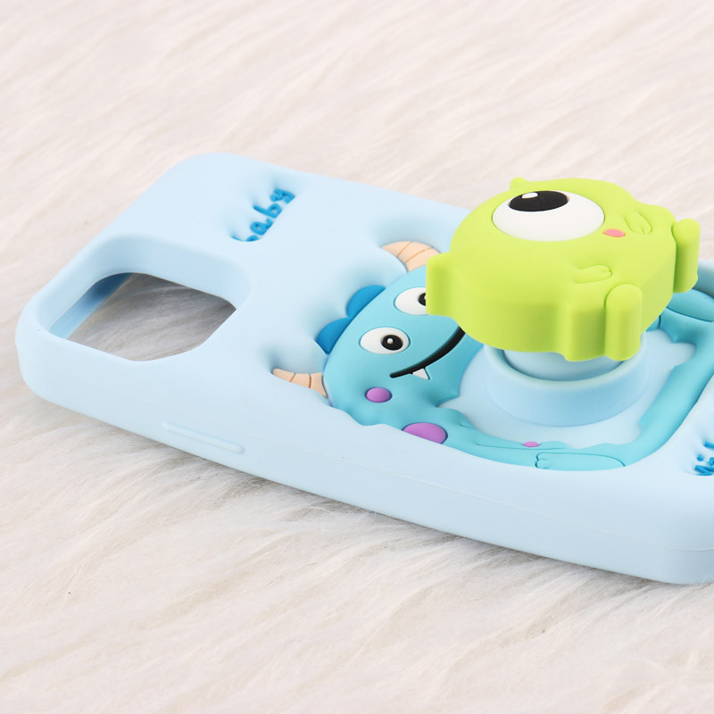 قاب عروسکی Vip Max آیفون iPhone 12 / 12 Pro پاپ سوکت دار طرح Mike & Sully